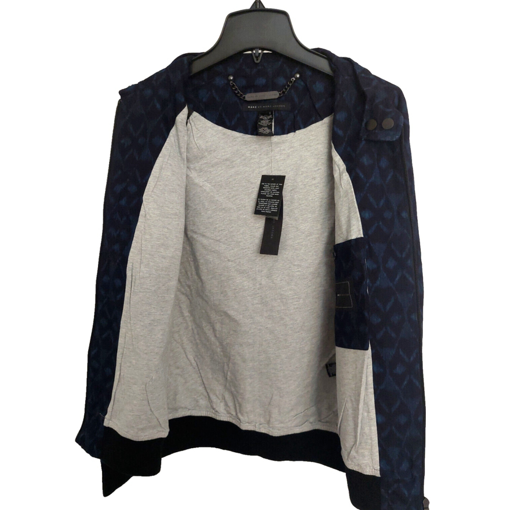 Marc Jacobs Member Only Mens Indigo Blue Lined Fall Jacket Sz Sp/Small Nwt $428